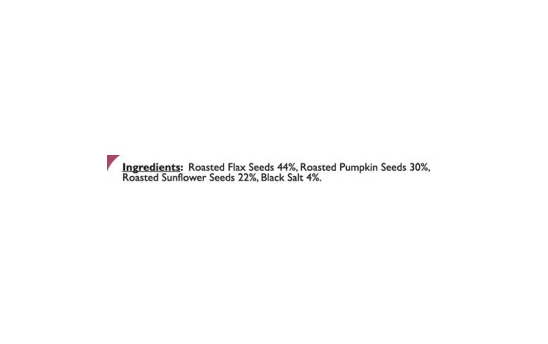 Nutriplato Nutritional Roasted Seeds Blend Flax Pumpkin-Sunflower   Pack  300 grams